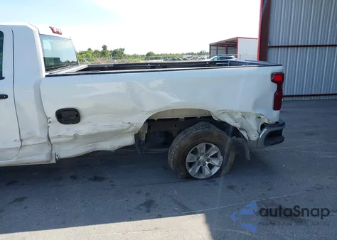 2020 Chevrolet Silverado 1500 2Wd Long Bed Wt из США, поврежденный, VIN 3GCNWAEF0LG390055